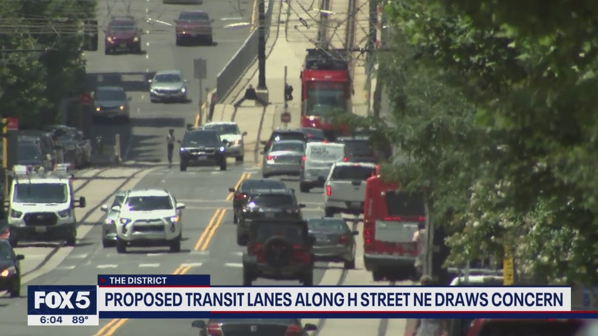 Proposed transit lanes along H Street NE draws concern